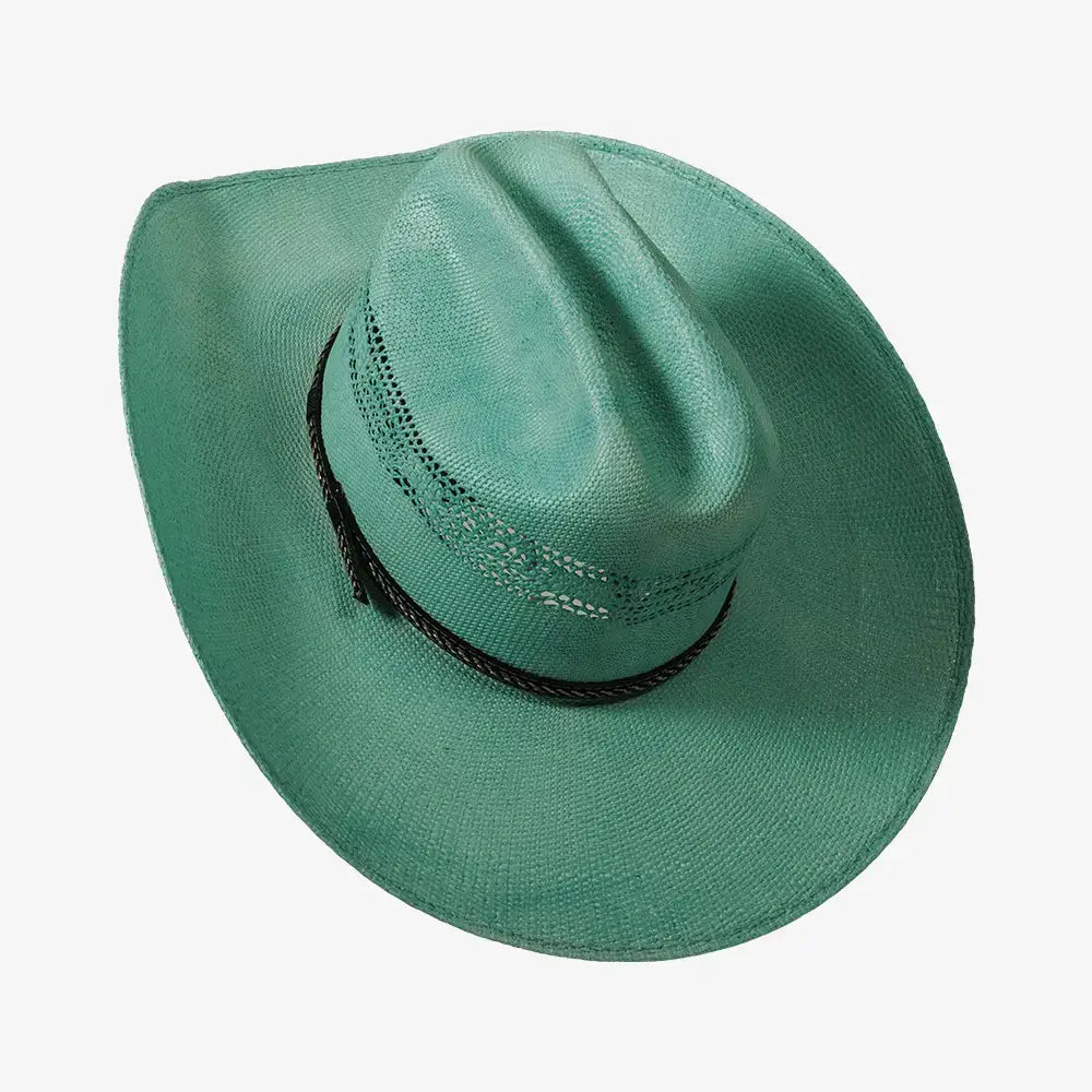 New Western Cowboy Straw Hat- Style American Maverick: Grey / SM