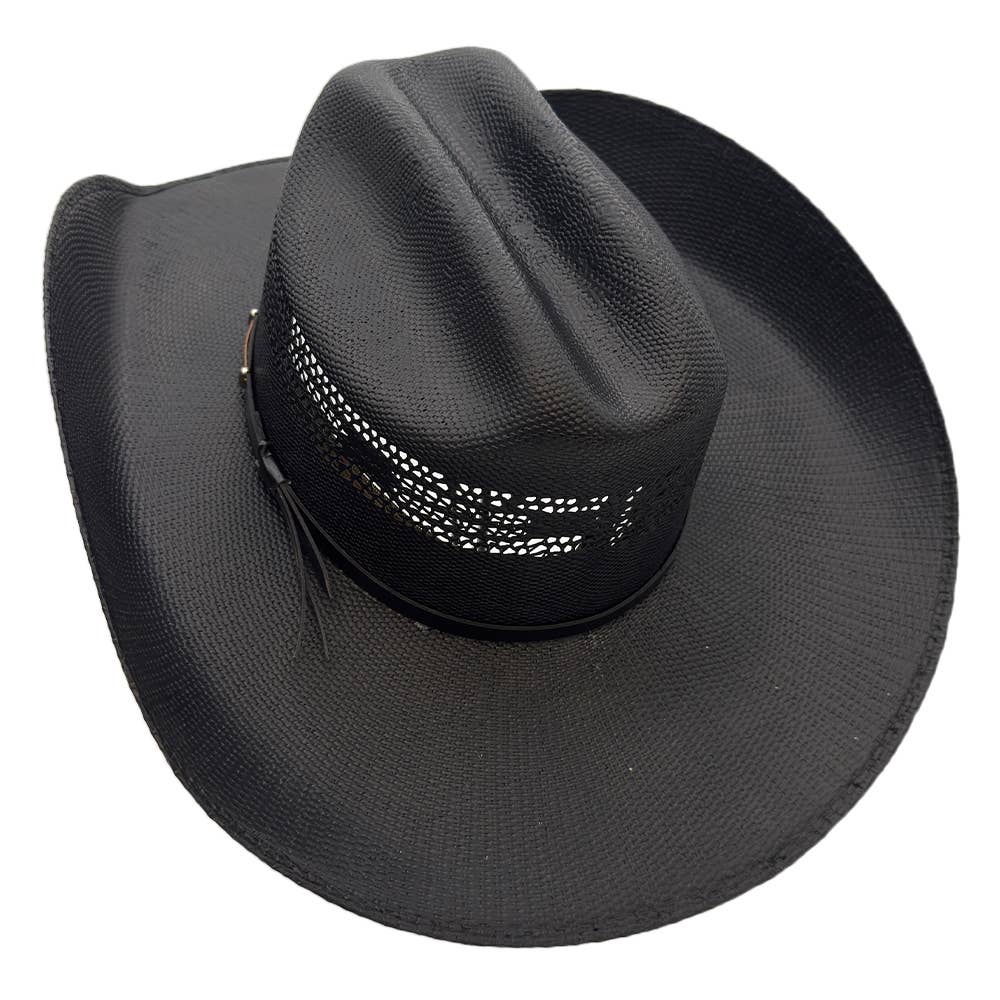 Bangora Straw Western Hat - Style Montana: Cream / SM