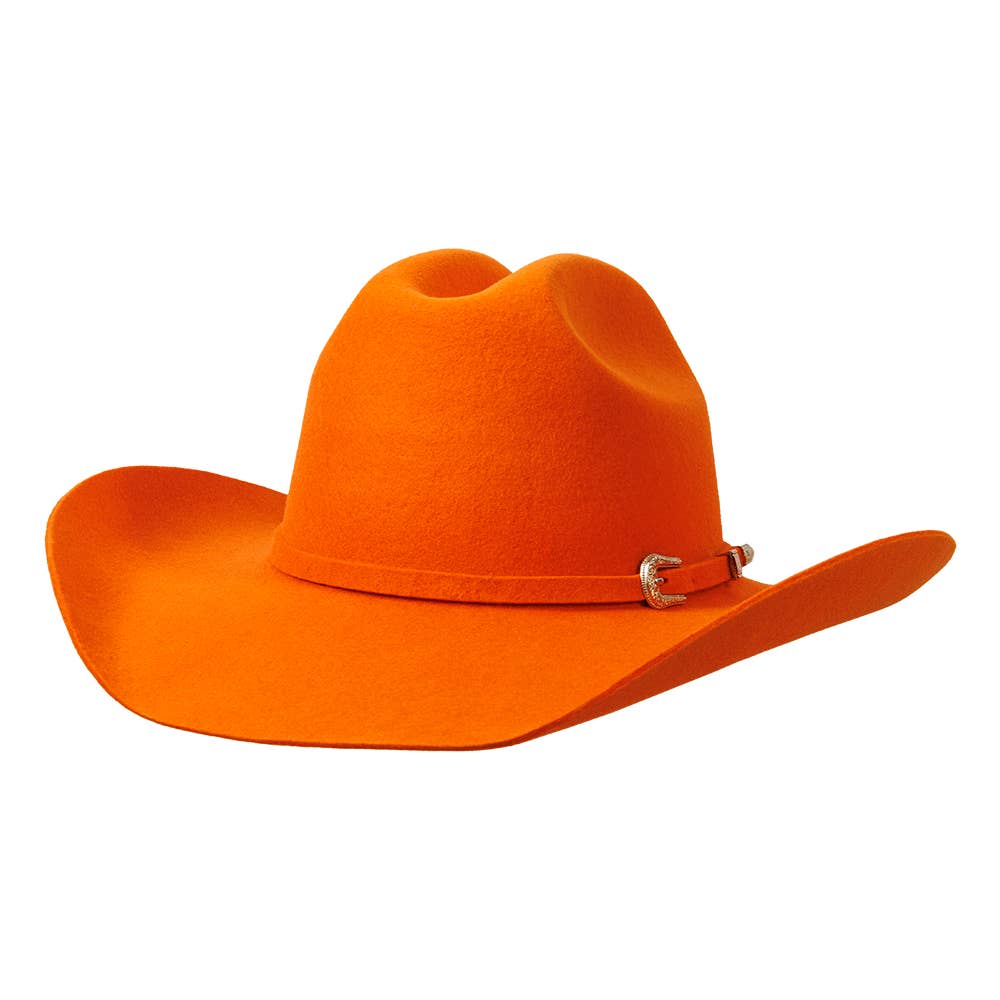 100% Wool Felt Western Cowboy Hat - Style Cattleman: Gunsmoke / MD