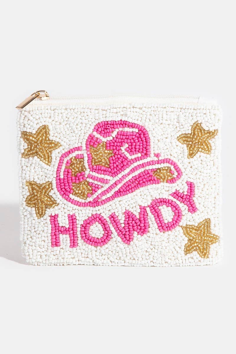 Howdy Cowboy Hat Coin Purse: MULTI