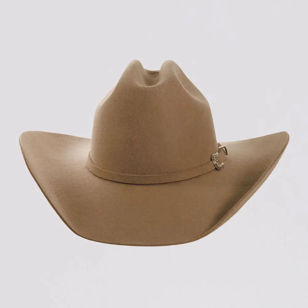 100% Wool Felt Western Cowboy Hat - Style Cattleman: Pastel Green / SM