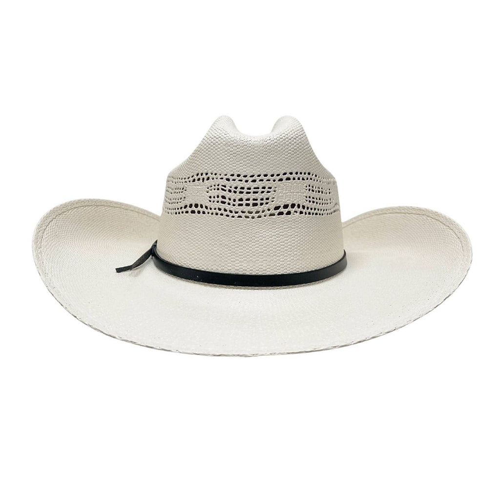 Bangora Straw Western Hat - Style Montana: Cream / SM