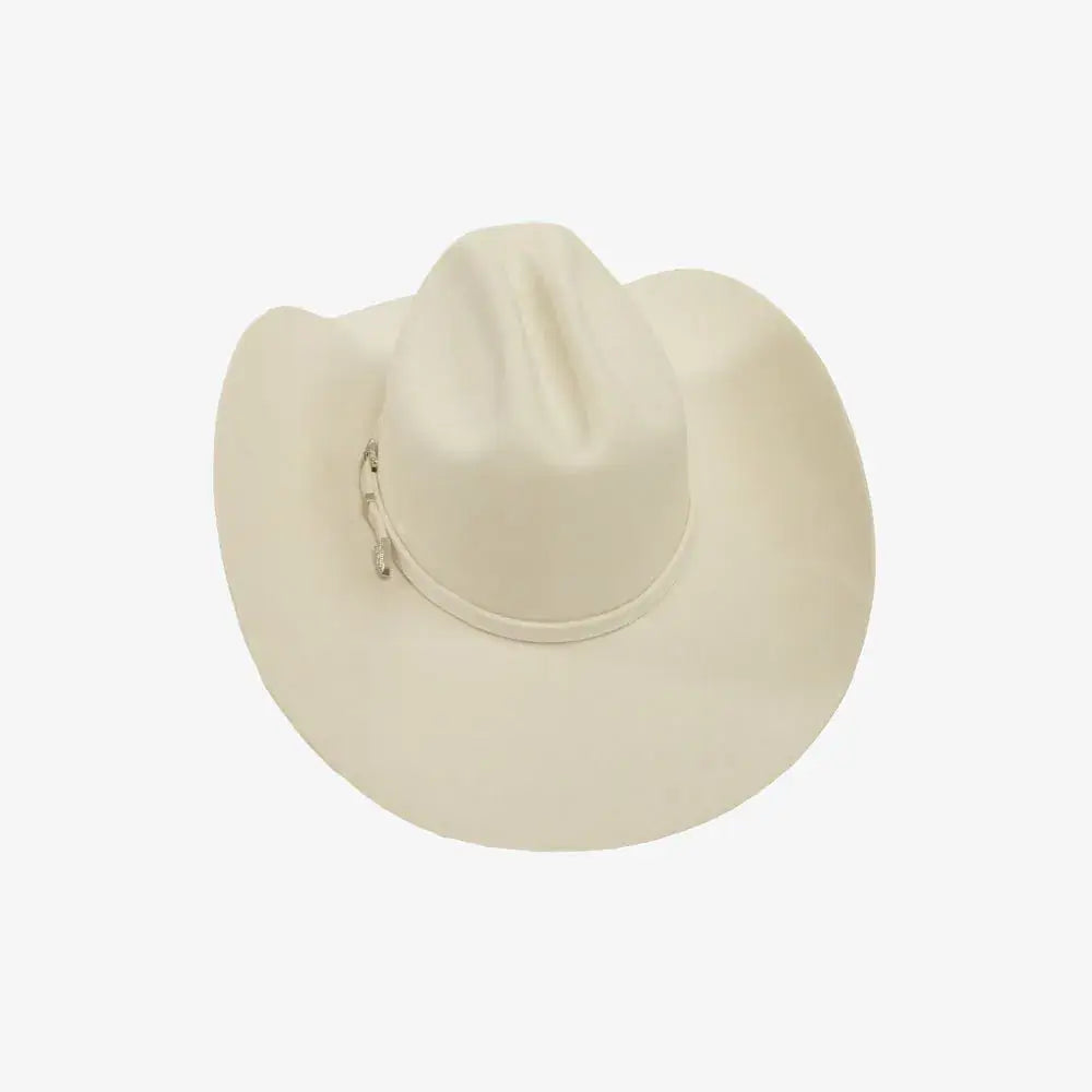100% Wool Felt Western Cowboy Hat - Style Cattleman: Navy / SM