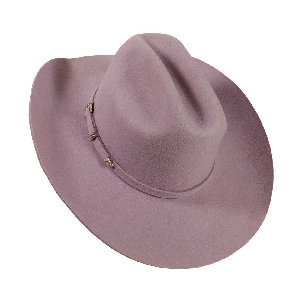 100% Wool Felt Western Cowboy Hat - Style Cattleman: Gunsmoke / MD