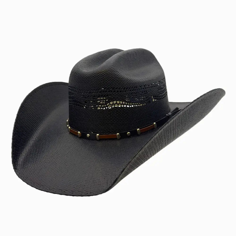Bangora Straw Western Hat - Style Montana: Cream / SM